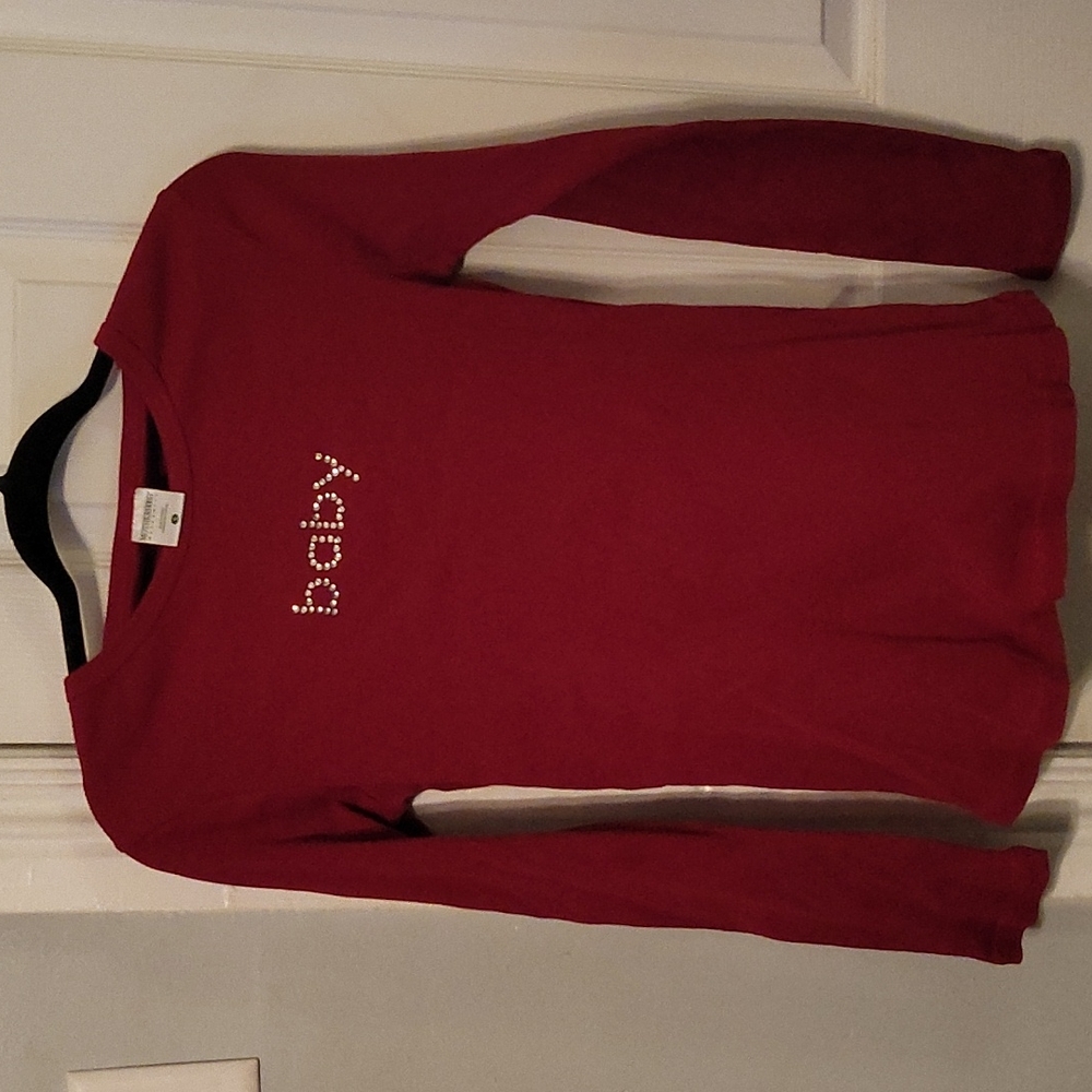 *Motherhood Maternity Ribbed "Baby" Shirt